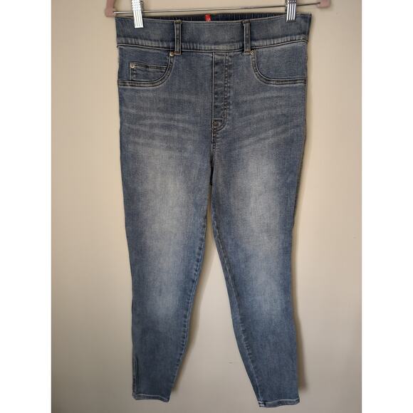 Spanx distressed faded pull on ankle skinny leggings med - Picture 1 of 3